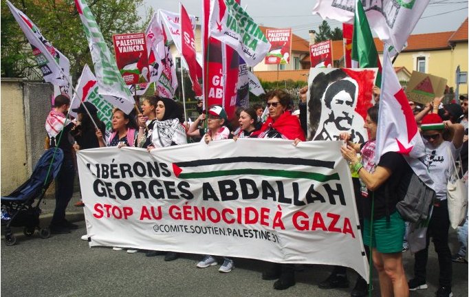 Georges ABDALLAH EN PRISON DEPUIS 40 ANS : LA JUSTICE FRANÇAISE AUX ORDRES D'ISRAËL ET DES USA !