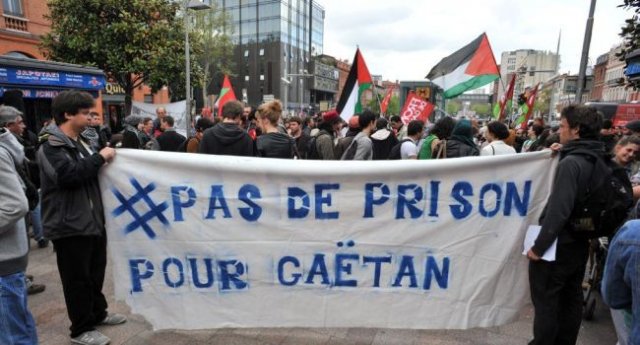 « Pas de prison pour Gaëtan » /Photo DDM Frédéric Charmeux 